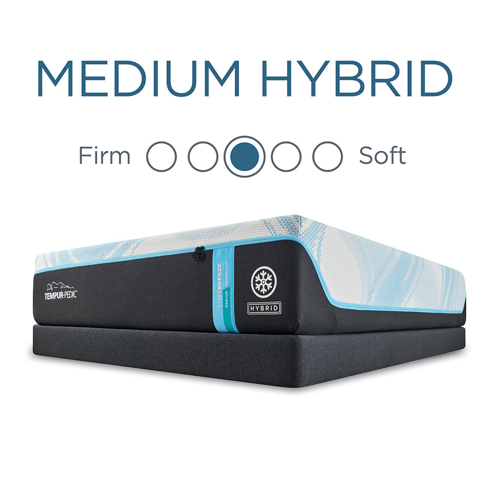 Tempur-LuxeBreeze Medium Hybrid Mattress Mattress Tempur-Pedic   