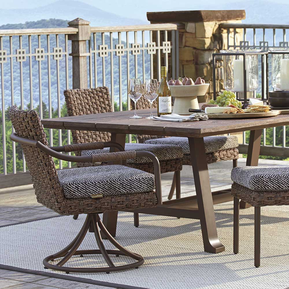Kilimanjaro Swivel Rocker Dining Chair Outdoor Tommy Bahama Outdoor
