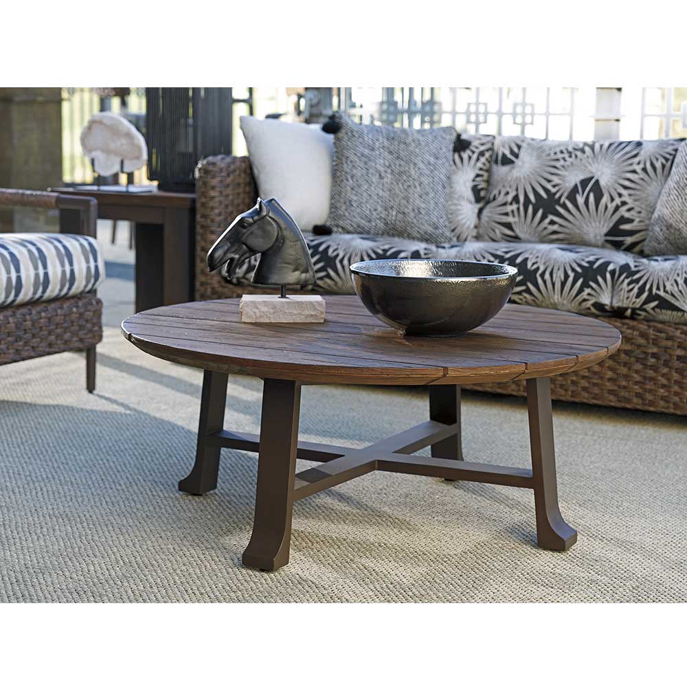 Kilimanjaro Round Cocktail Table Outdoor Tommy Bahama Outdoor
