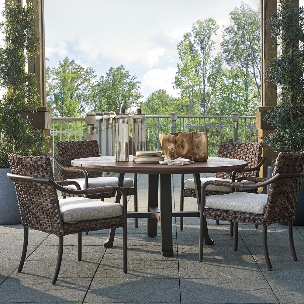 Kilimanjaro Round Dining Table Outdoor Tommy Bahama Outdoor   