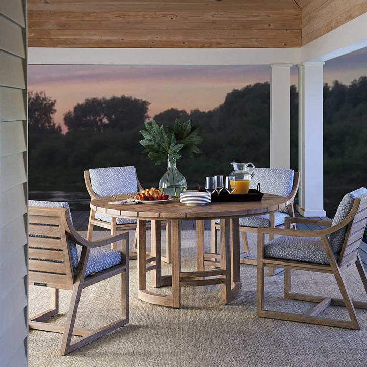Stillwater Cove Round Dining Table Outdoor Tommy Bahama Outdoor