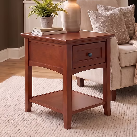 McKenzie Chair Side Table Living Room Whittier Wood