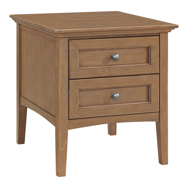 McKenzie End Table Living Room Whittier Wood Pecan