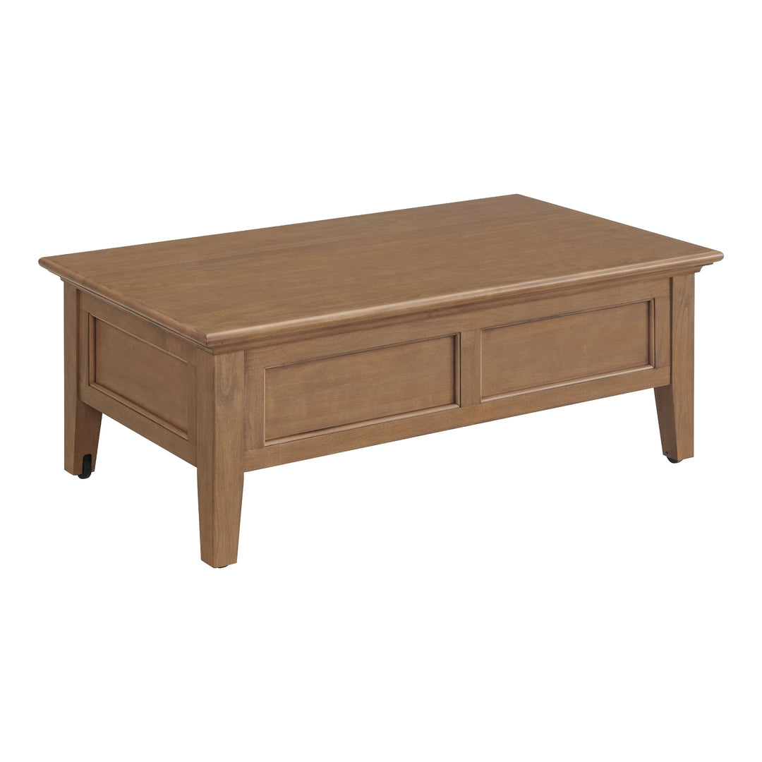 McKenzie Lift-Top Coffee Table Living Room Whittier Wood Pecan