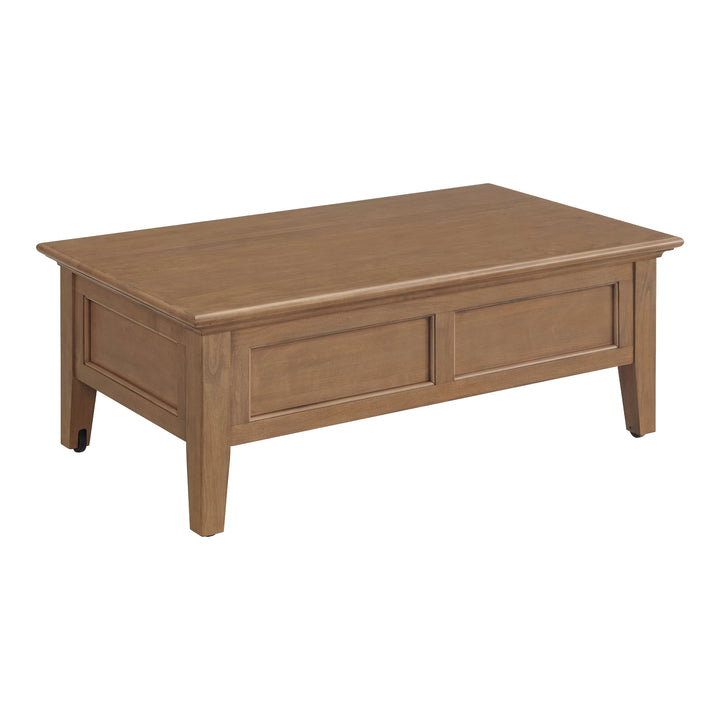 McKenzie Lift-Top Coffee Table Living Room Whittier Wood Pecan