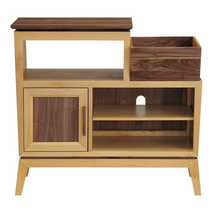 Addison 38" Vinyl Record Station Living Room Whittier Wood