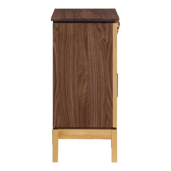 Addison 38" Vinyl Record Station Living Room Whittier Wood