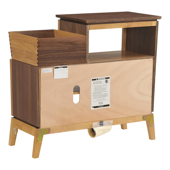 Addison 38" Vinyl Record Station Living Room Whittier Wood