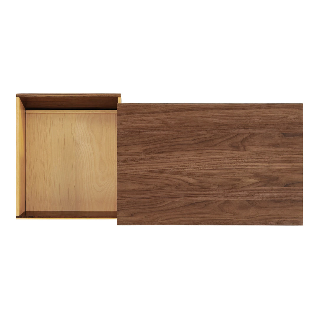 Addison 38" Vinyl Record Station Living Room Whittier Wood