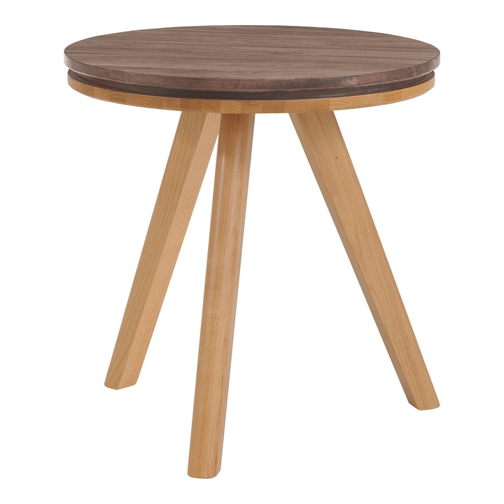 Addi Round Side Table Living Room Whittier Wood