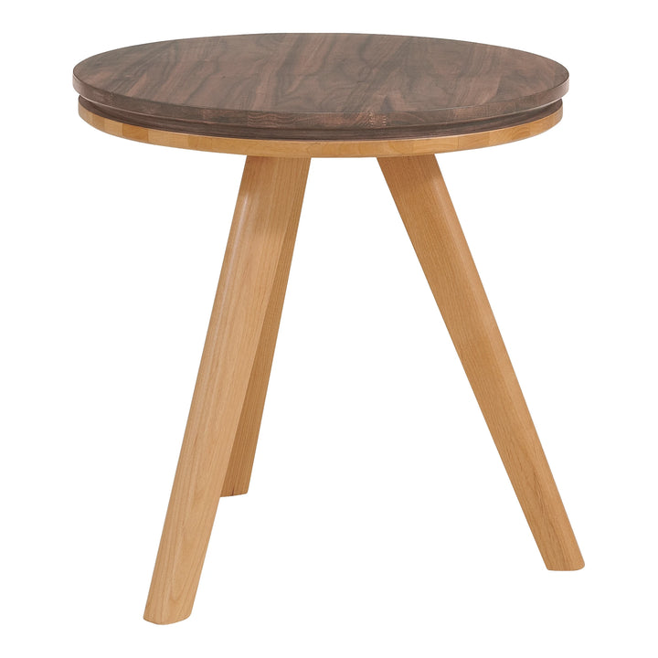 Addi Round Side Table Living Room Whittier Wood
