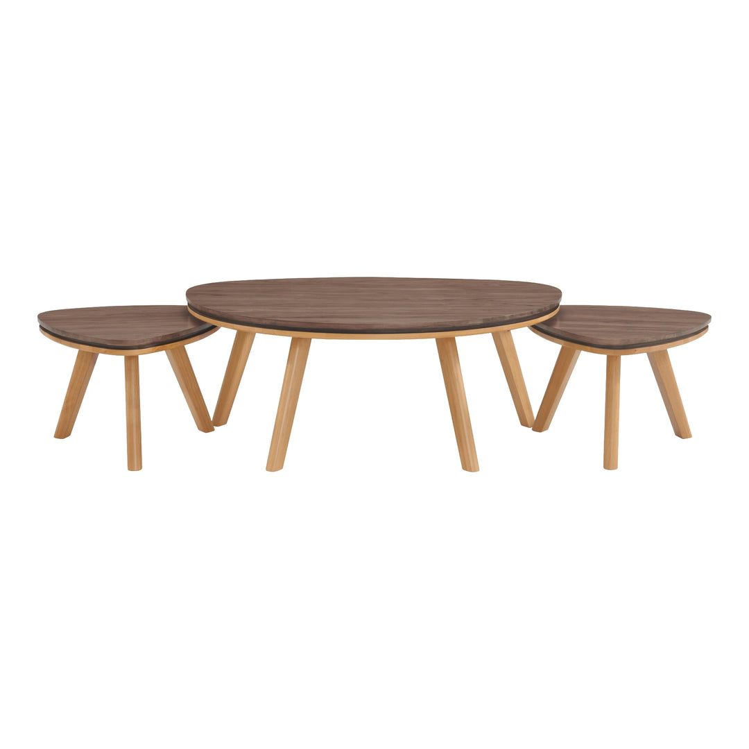 Addi Low Cocktail Table Living Room Whittier Wood