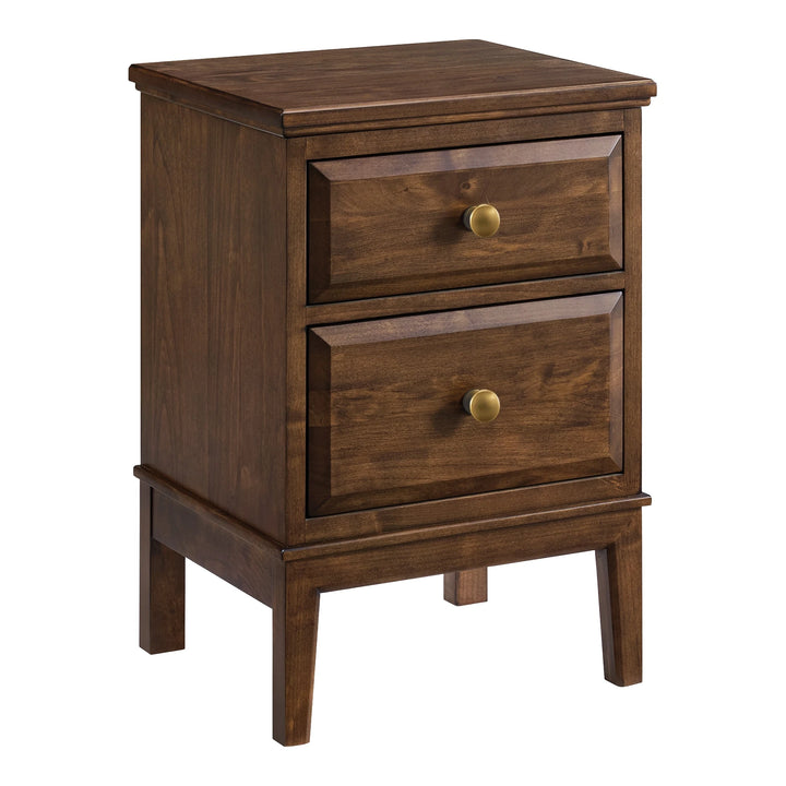 Virginia Small 2-Drawer Nightstand Bedroom Whittier Wood