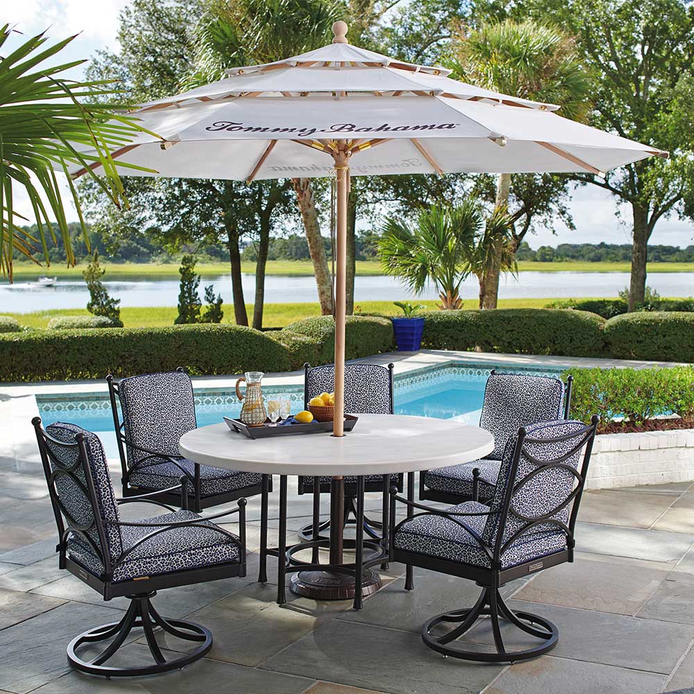Pavlova Round Dining Table Outdoor Tommy Bahama Outdoor