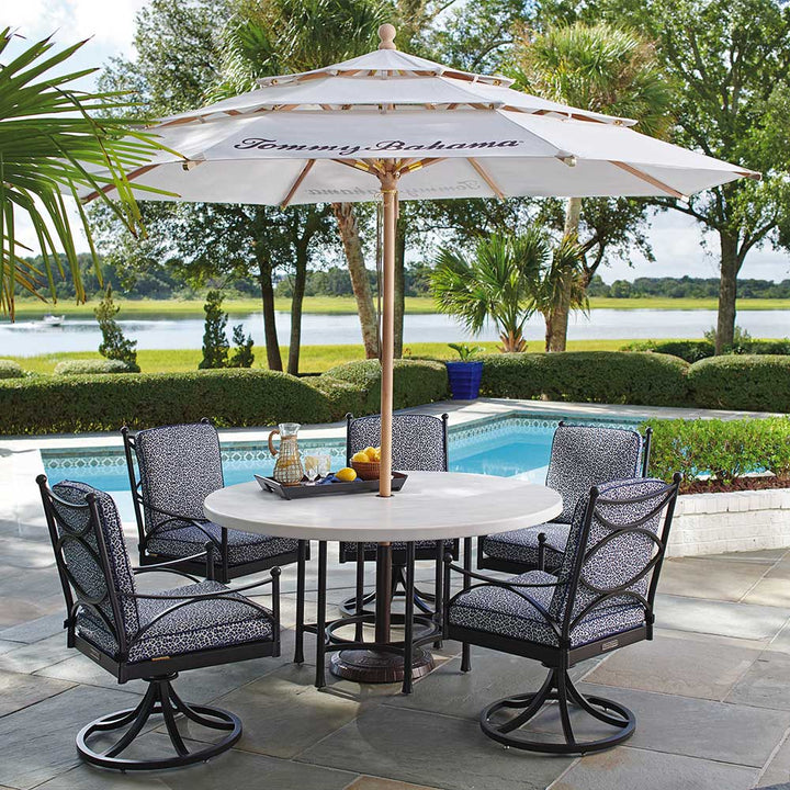 Pavlova Round Dining Table Outdoor Tommy Bahama Outdoor