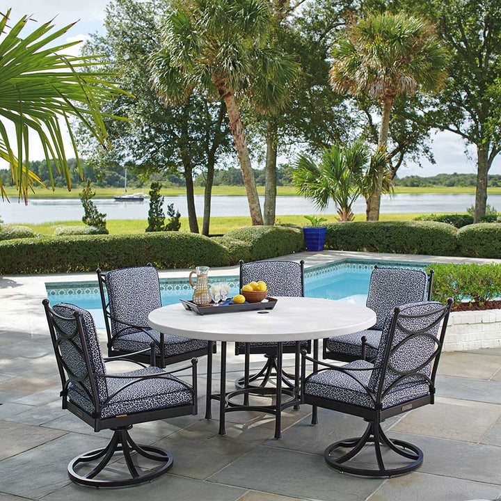 Pavlova Round Dining Table Outdoor Tommy Bahama Outdoor