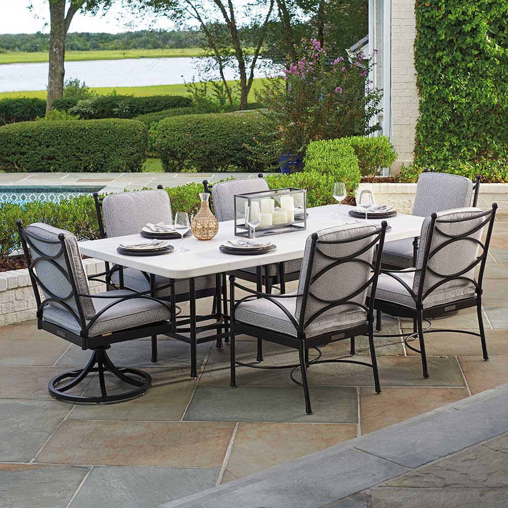 Pavlova Rectangular Dining Table Outdoor Tommy Bahama Outdoor