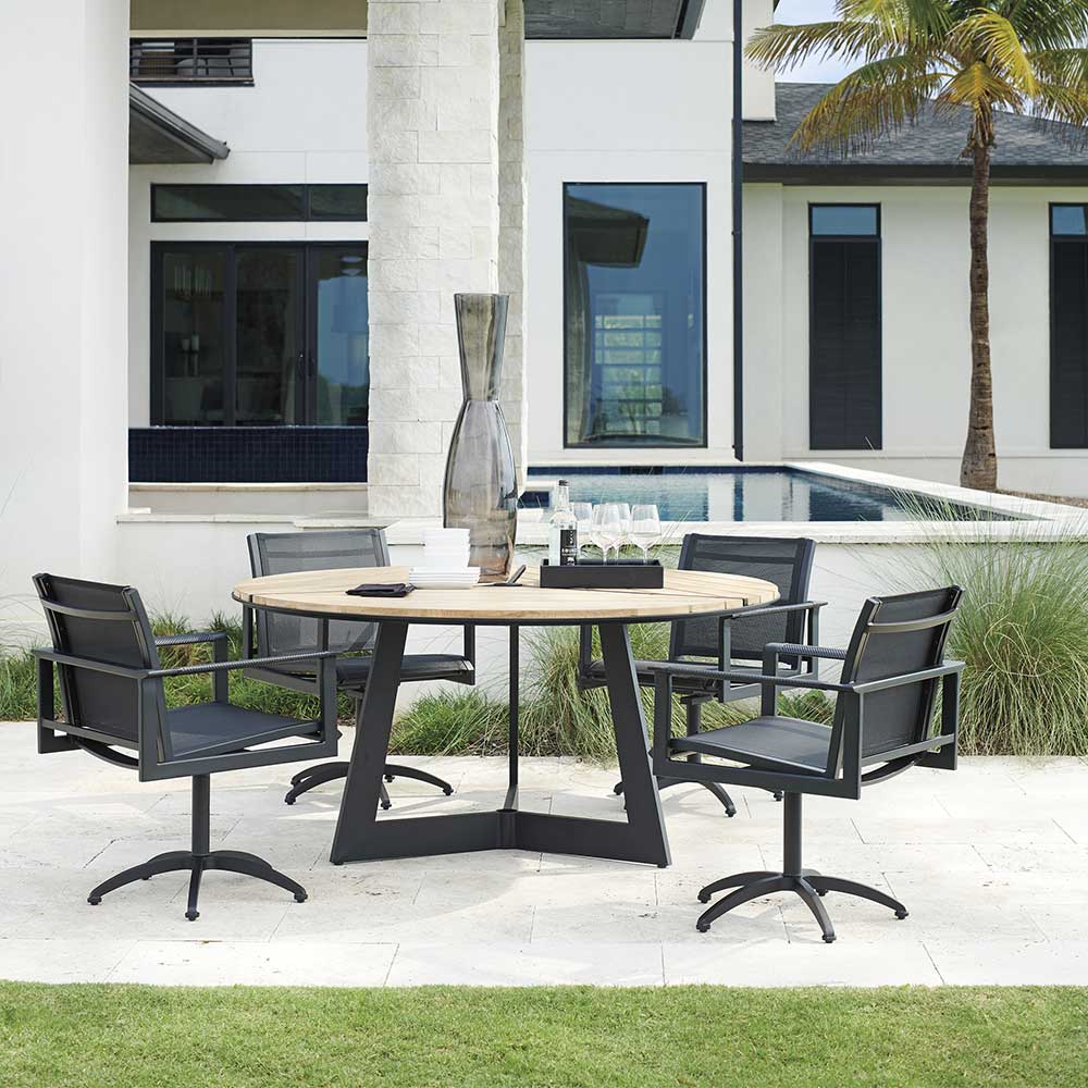 South Beach Round Dining Table Outdoor Tommy Bahama Outdoor