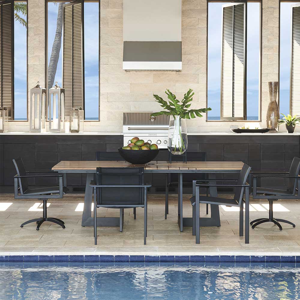 South Beach Rectangular Dining Table Outdoor Tommy Bahama Outdoor