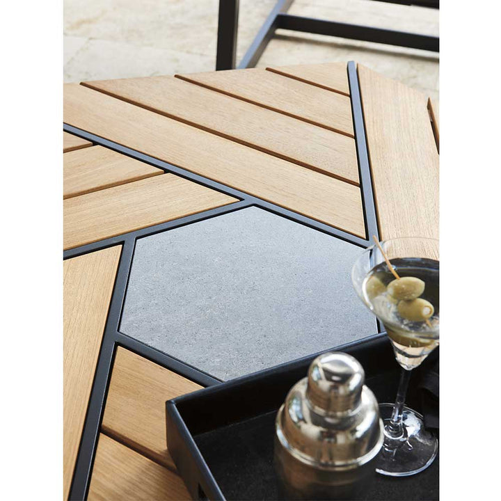 South Beach Hexagonal Cocktail Table Outdoor Tommy Bahama Outdoor