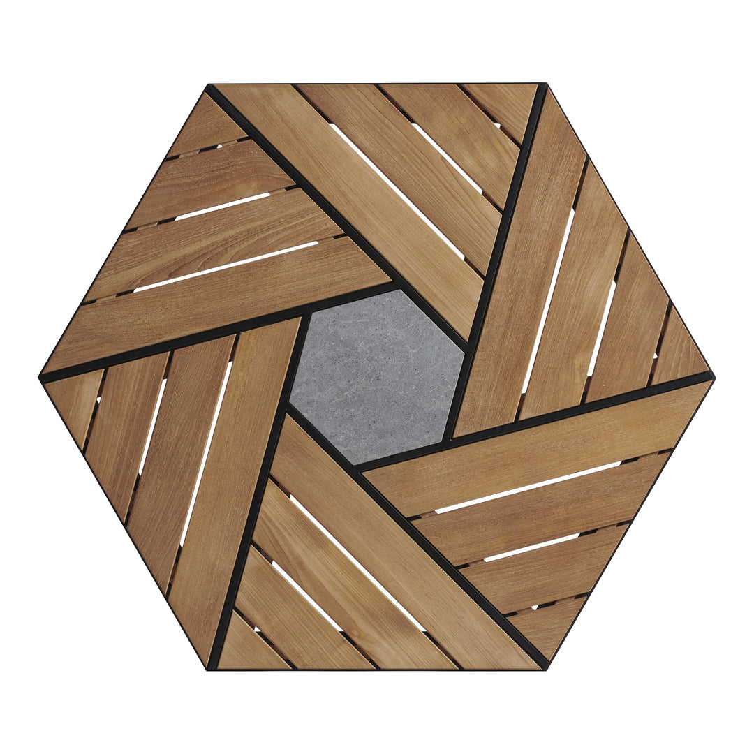 South Beach Hexagonal Cocktail Table Outdoor Tommy Bahama Outdoor