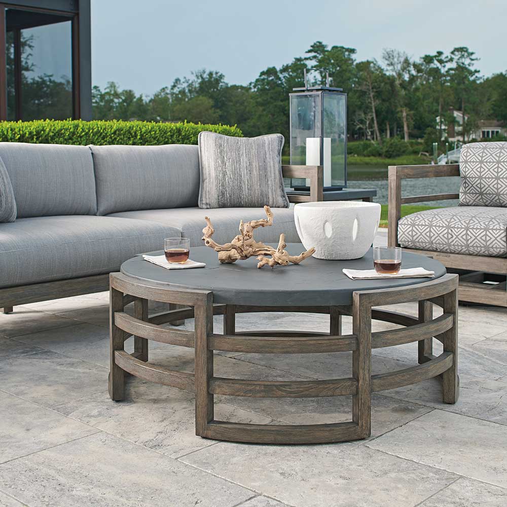 La Jolla Round Cocktail Table Outdoor Tommy Bahama Outdoor