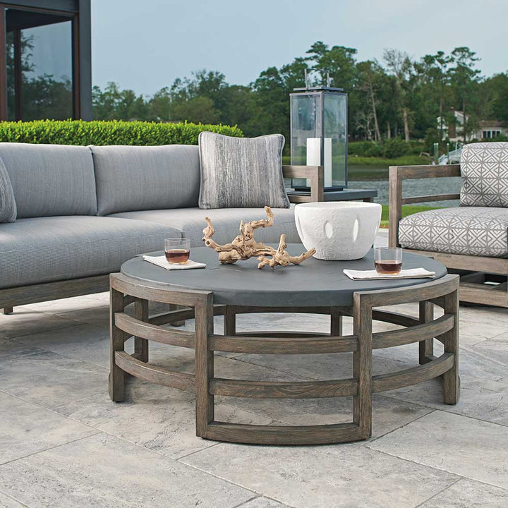La Jolla Round Cocktail Table Outdoor Tommy Bahama Outdoor