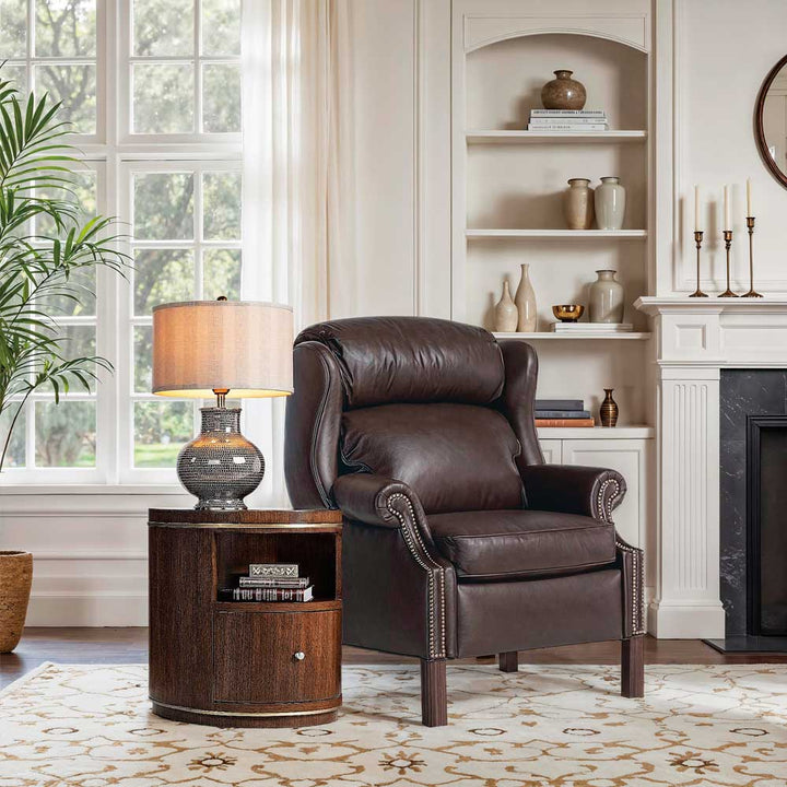 Chippendale Reclining Wing Chair