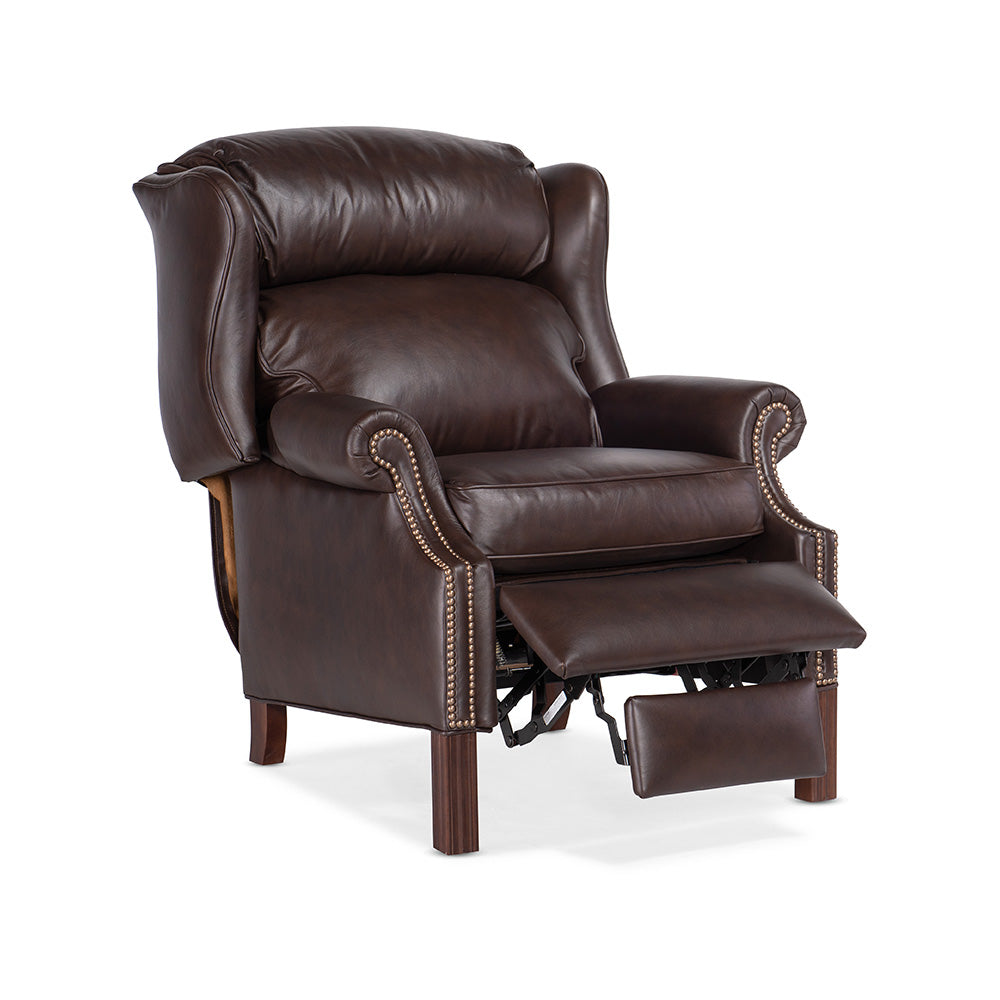 Chippendale Reclining Wing Chair Living Room Bradington-Young   