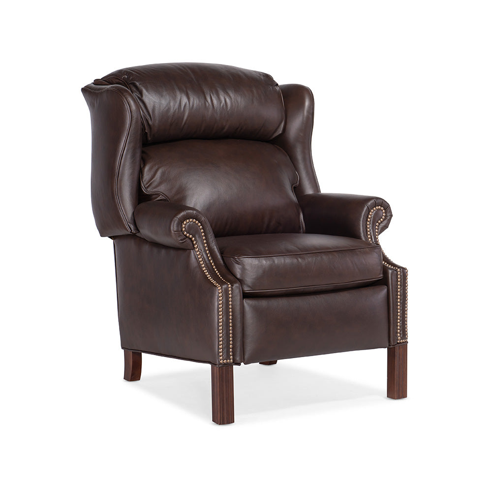 Chippendale Reclining Wing Chair Living Room Bradington-Young   