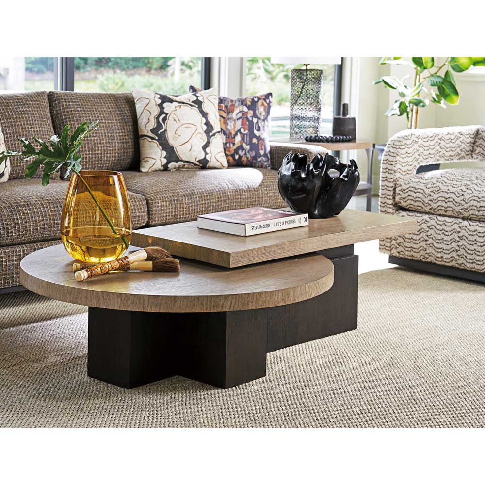 Zanzibar Portofino Nesting Cocktail Table Living Room Lexington