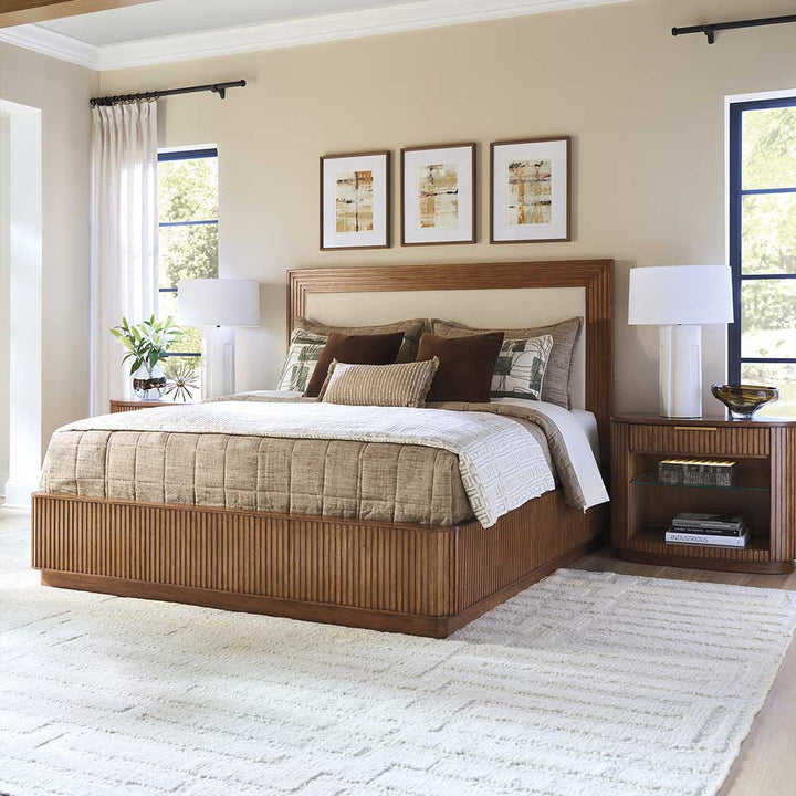 La Costa Pendry Upholstered Panel Bed Bedroom Lexington