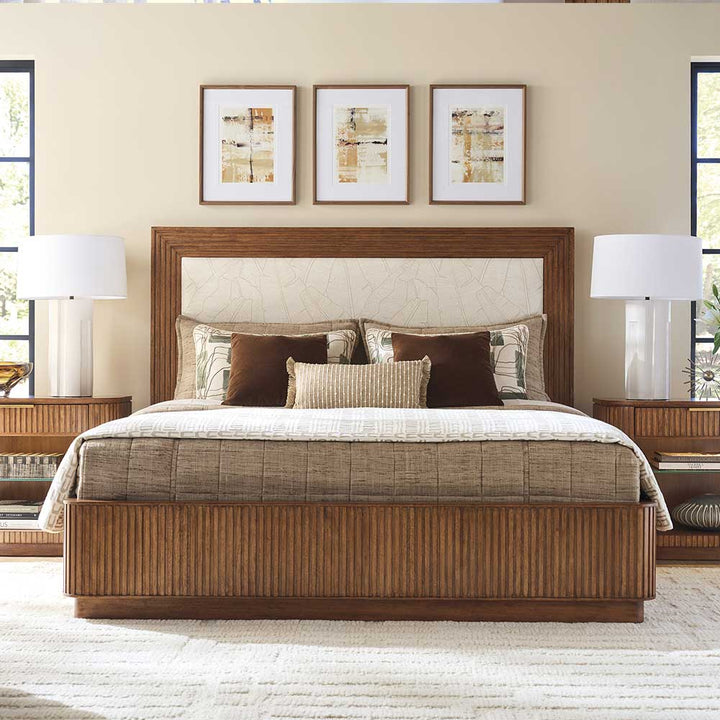 La Costa Pendry Upholstered Panel Bed Bedroom Lexington