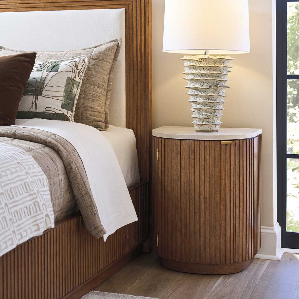 La Costa Aviara Demilune Nightstand Bedroom Lexington