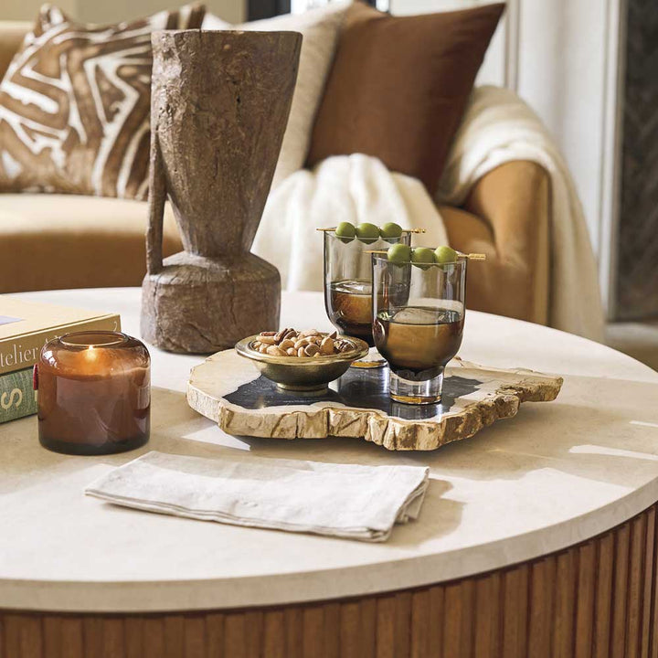 La Costa Avenida Round Cocktail Table Living Room Lexington