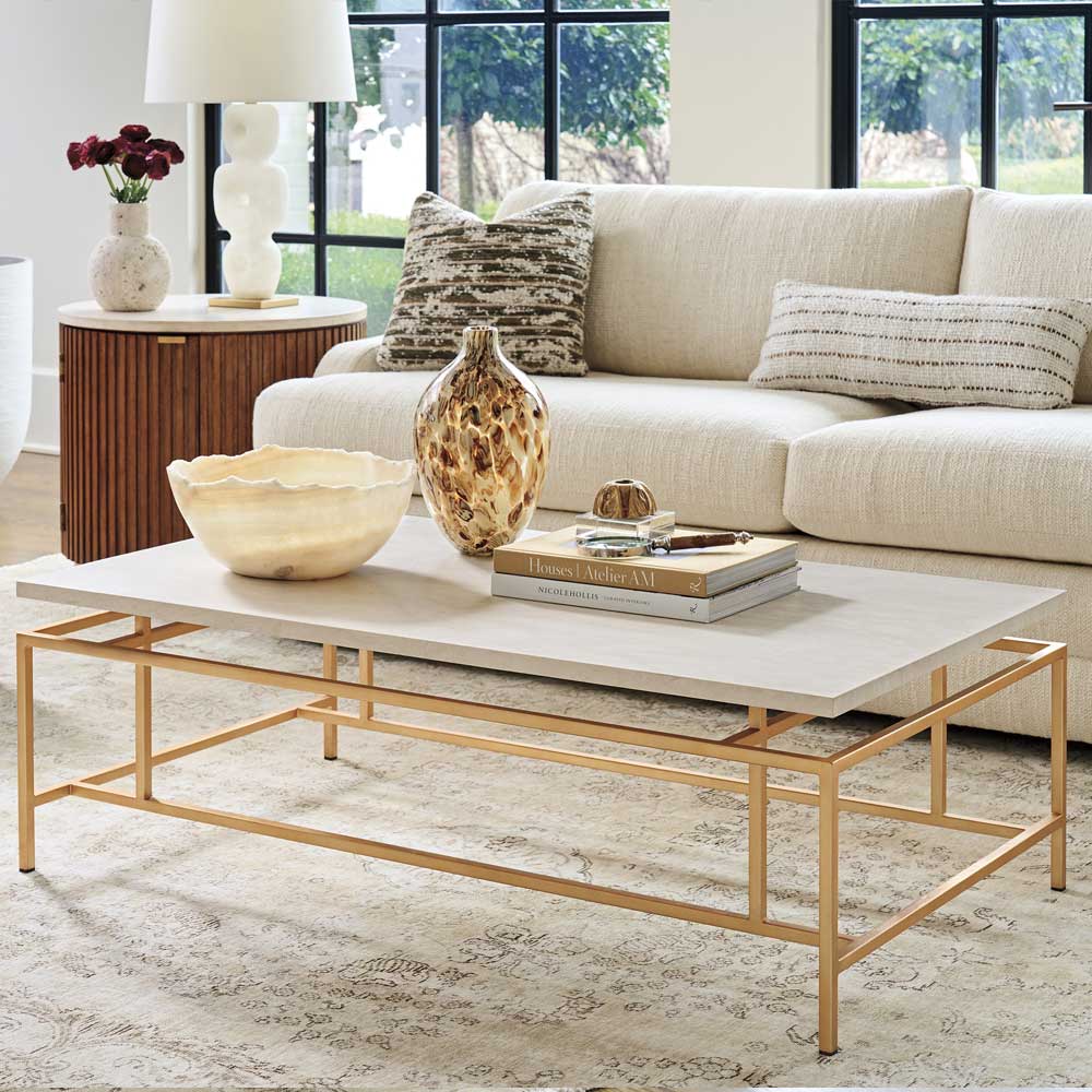 La Costa Pinnacle Rectangular Cocktail Table Living Room Lexington