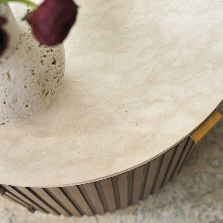 La Costa Avenida Round End Table Living Room Lexington