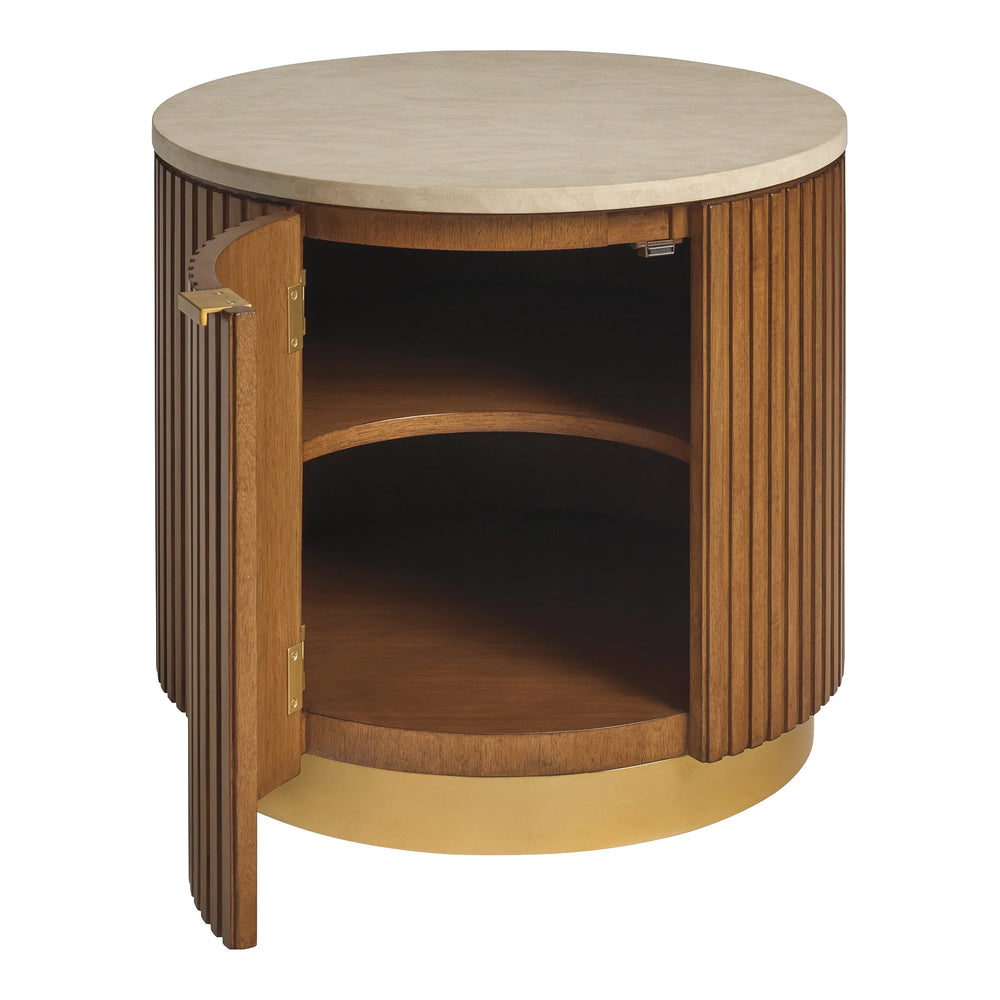 La Costa Avenida Round End Table Living Room Lexington