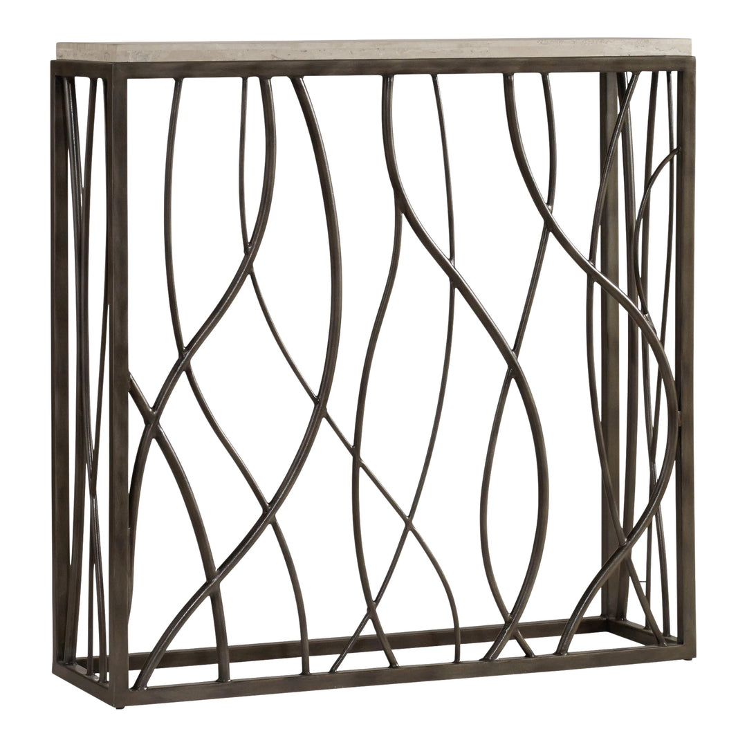 Thin Metal Console Living Room Hooker Furniture