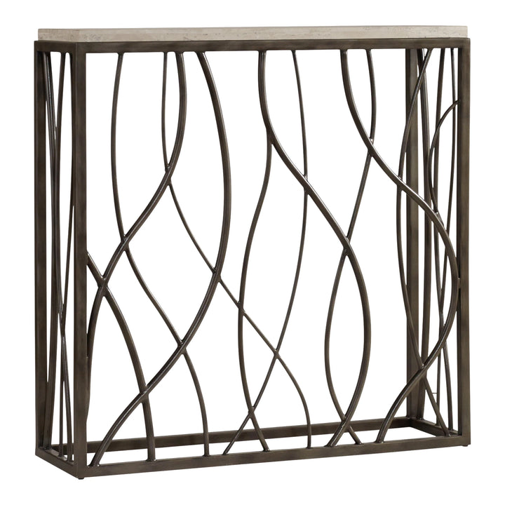 Thin Metal Console Living Room Hooker Furniture