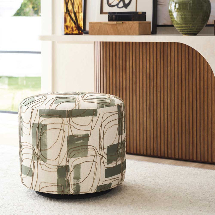 La Costa Three Arch Swivel Ottoman Living Room Lexington