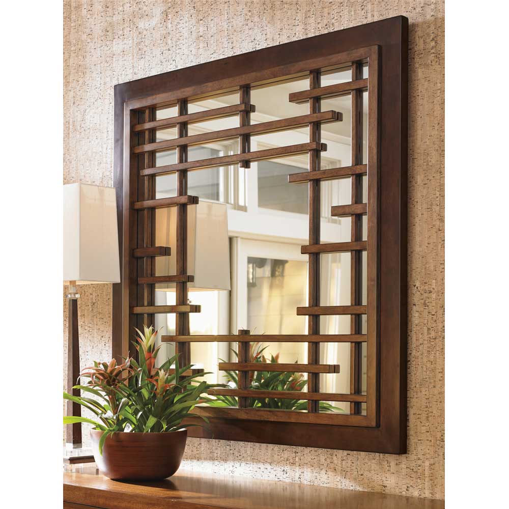 Island Fusion Mikasa Square Mirror Decor Tommy Bahama Home