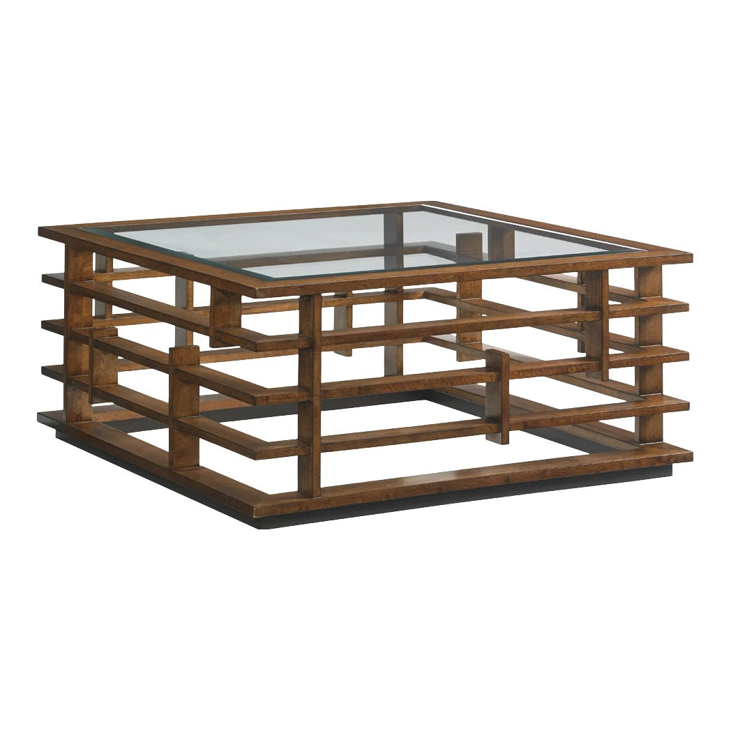 Island Fusion Nobu Square Cocktail Table Living Room Tommy Bahama Home