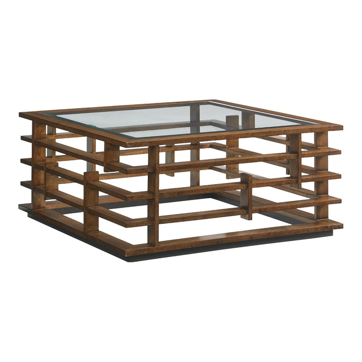 Island Fusion Nobu Square Cocktail Table Living Room Tommy Bahama Home