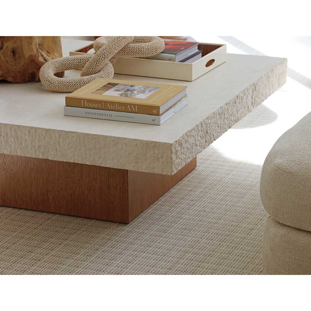 Palm Desert Shadow Mountain Square Cocktail Table Living Room Tommy Bahama Home