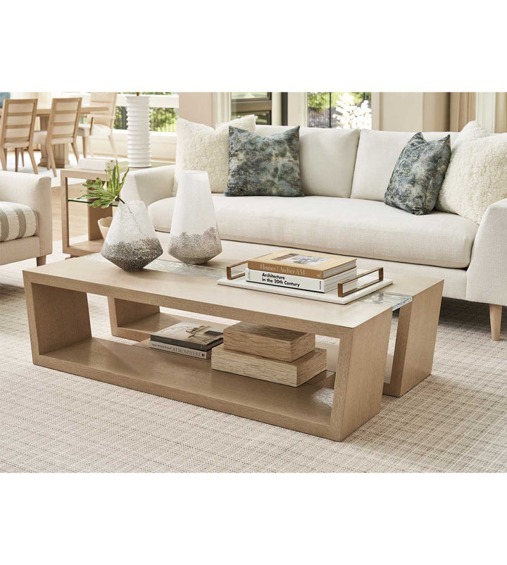 Sunset Key Fischer Rectangular Cocktail Table Living Room Tommy Bahama Home