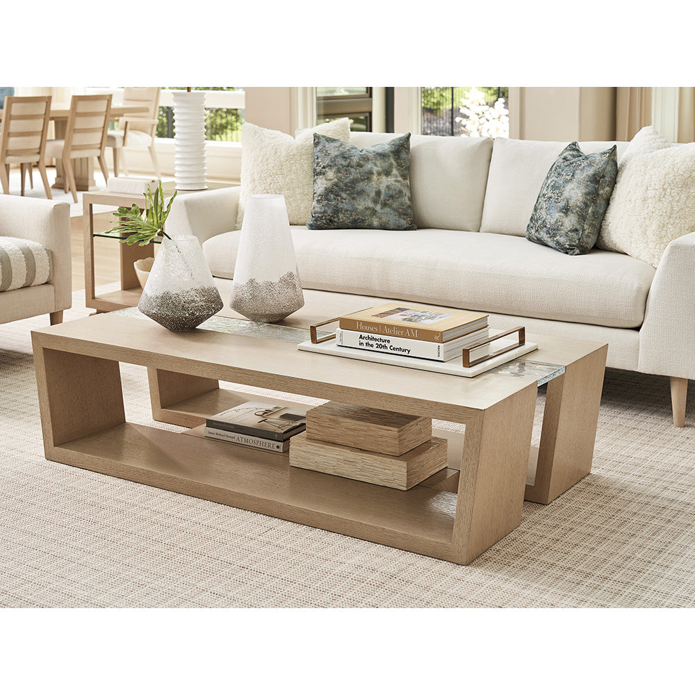 Sunset Key Fischer Rectangular Cocktail Table Living Room Tommy Bahama Home   