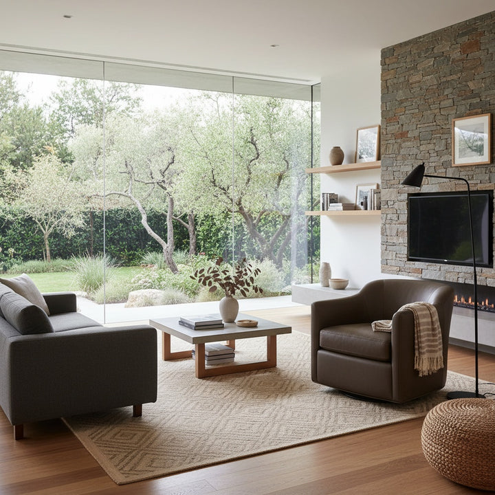 Gordon Tight Back Glider Living Room Hancock & Moore