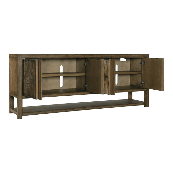 Sundance Entertainment Console Living Room Hooker Furniture