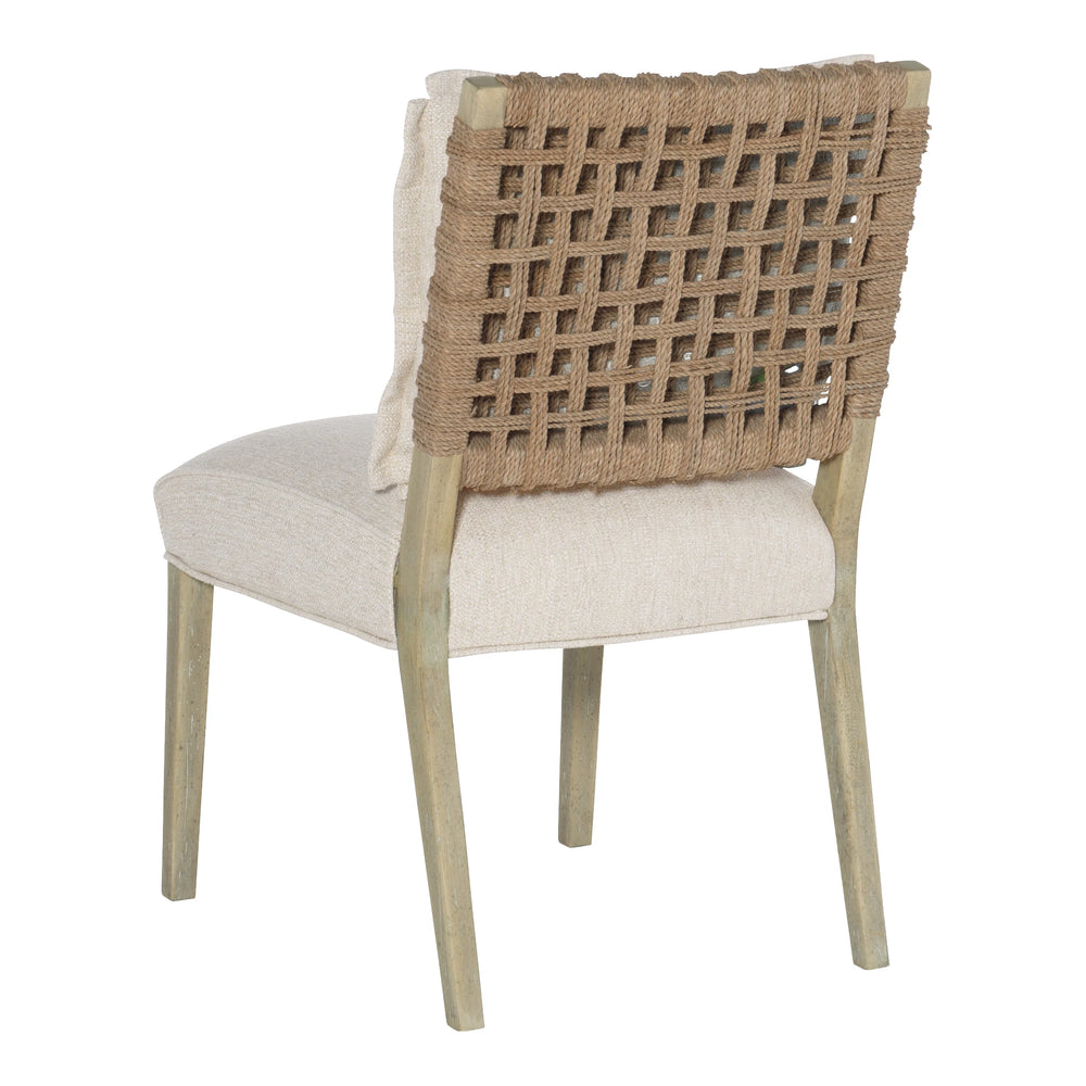 Surfrider Woven Back Side Chair Dining Room Hooker Furniture
